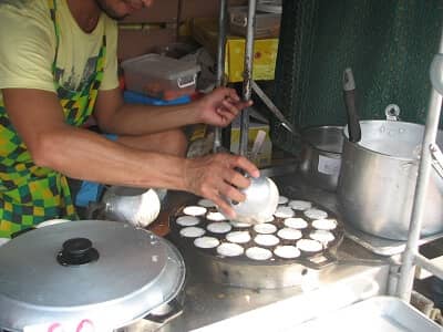 Vorurteile Thailand Markt Coconutnut Pamcake